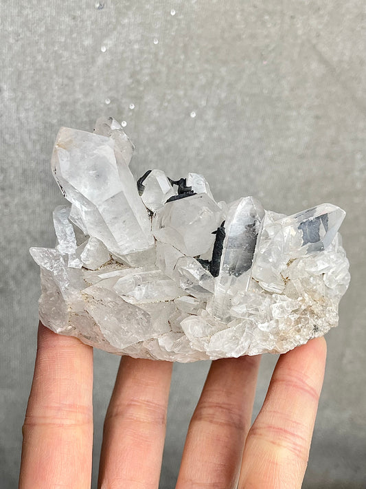 Bergkrystall klynge/gruppe