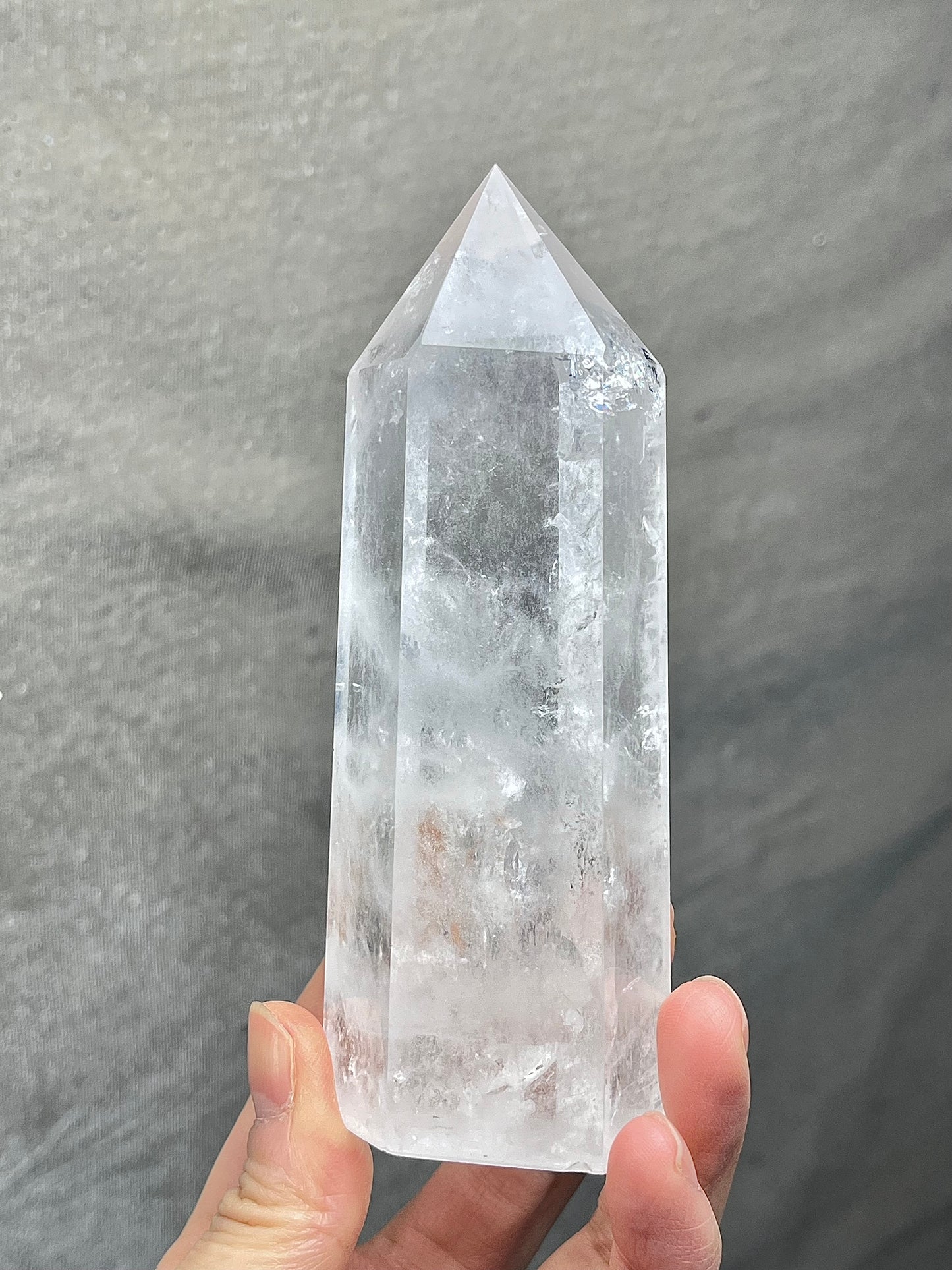 Bergkrystall klarkvarts tårn
