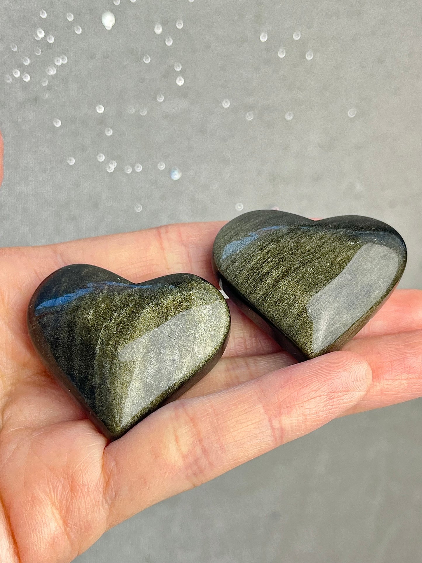 Gull Obsidian Hjerte