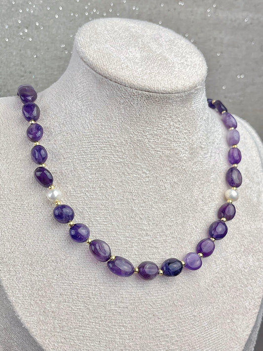 Ametyst Halskjede