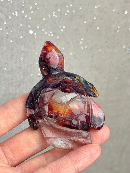 Flammekvarts skilpadde