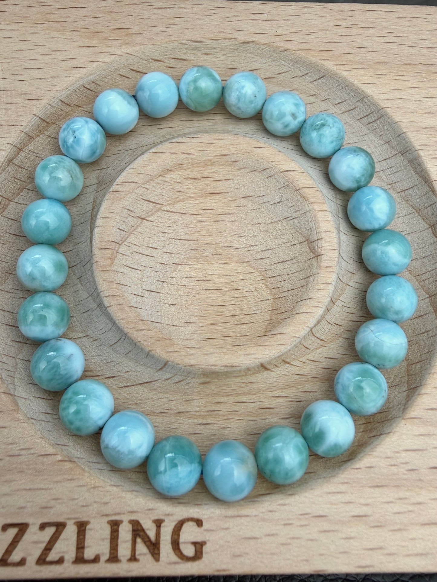 Larimar armbånd 8mm