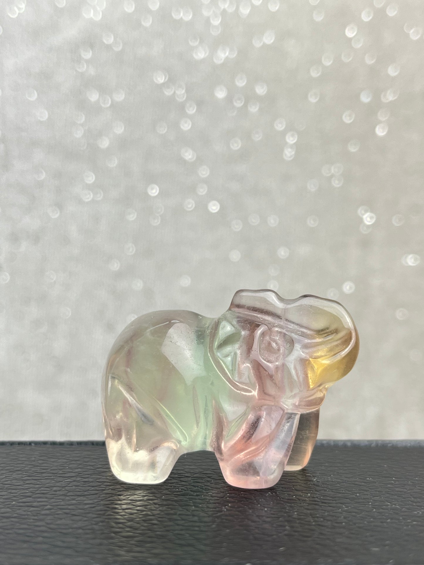 Regnbue Fluoritt Elefant