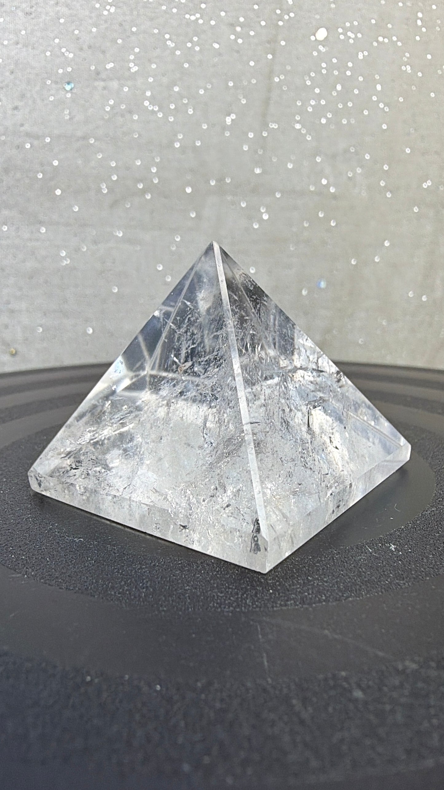 Bergkrystall klarkvarts Pyramide