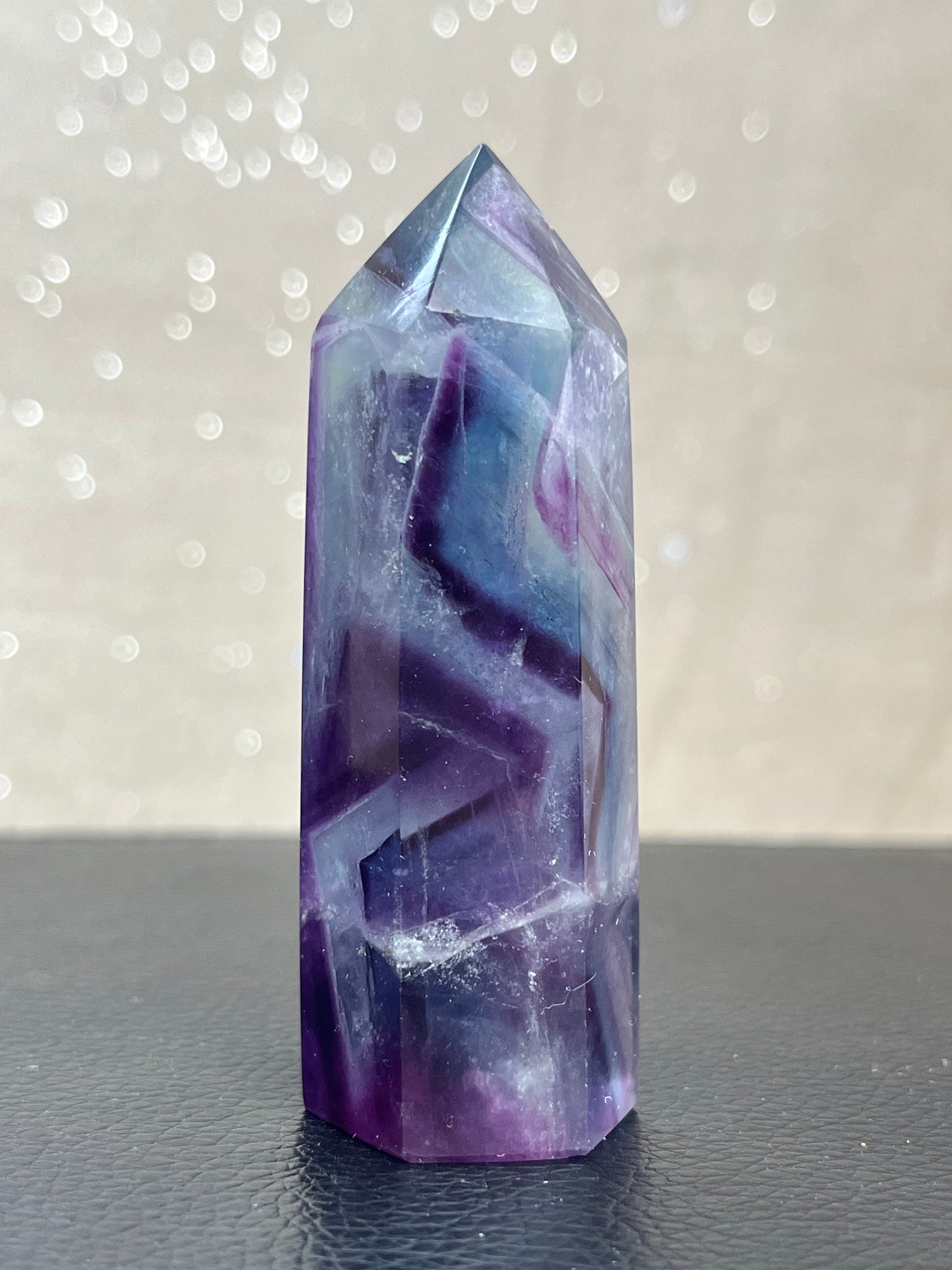 Rainbow Fluorite tower