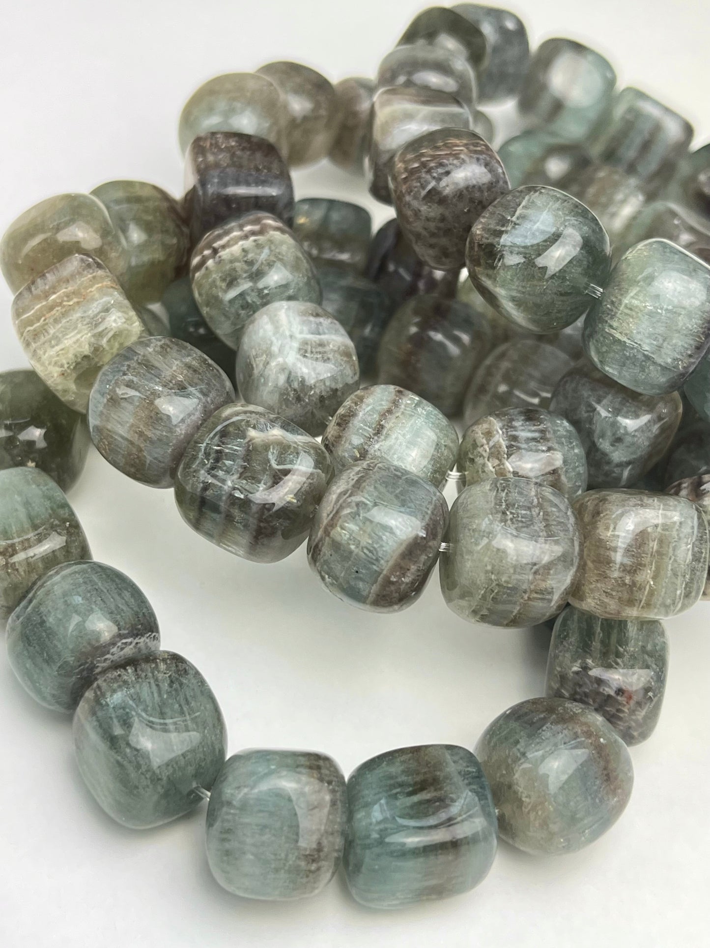 Fluoritt armbånd 11-12mm+