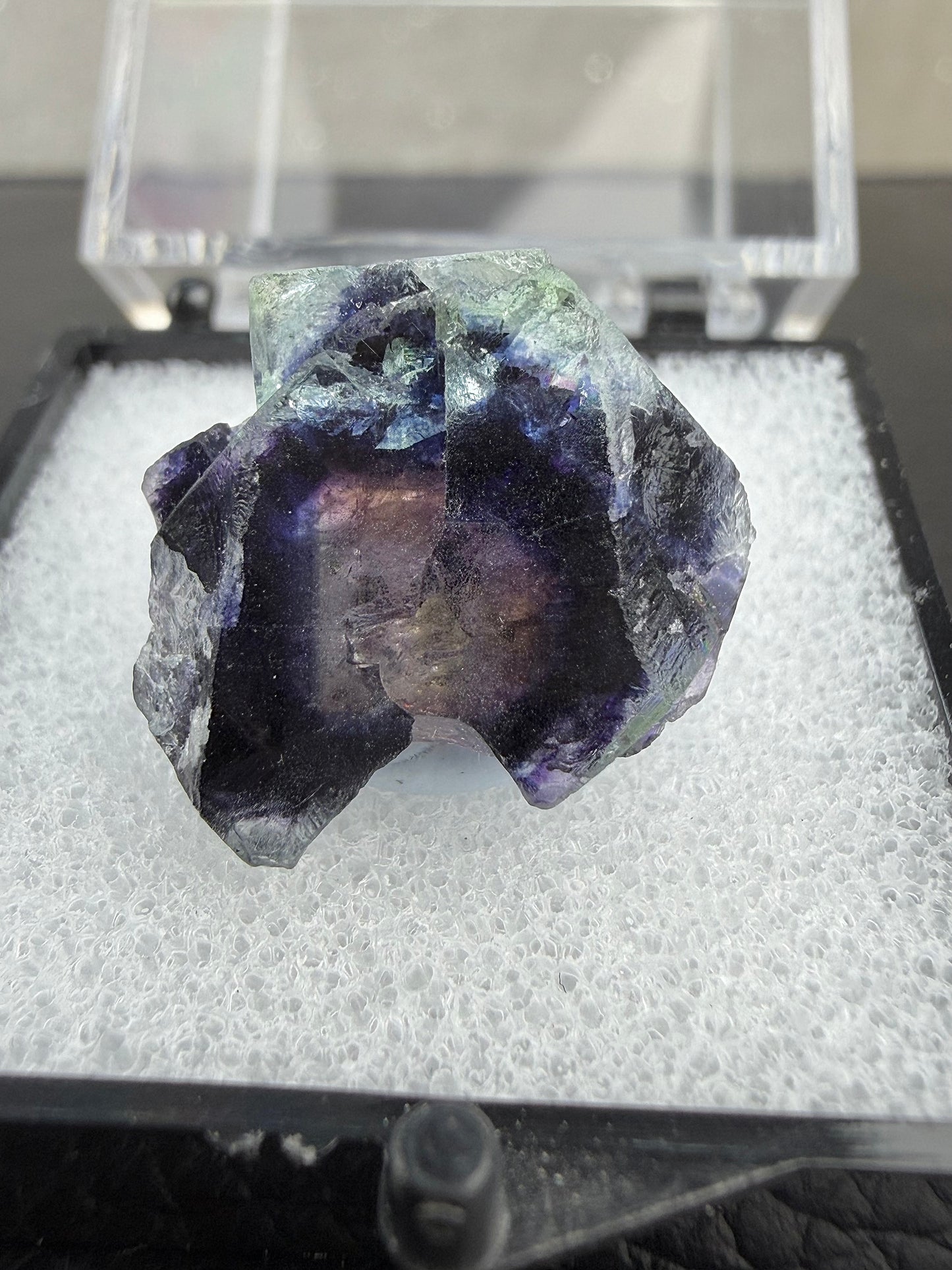 Fluorite with box