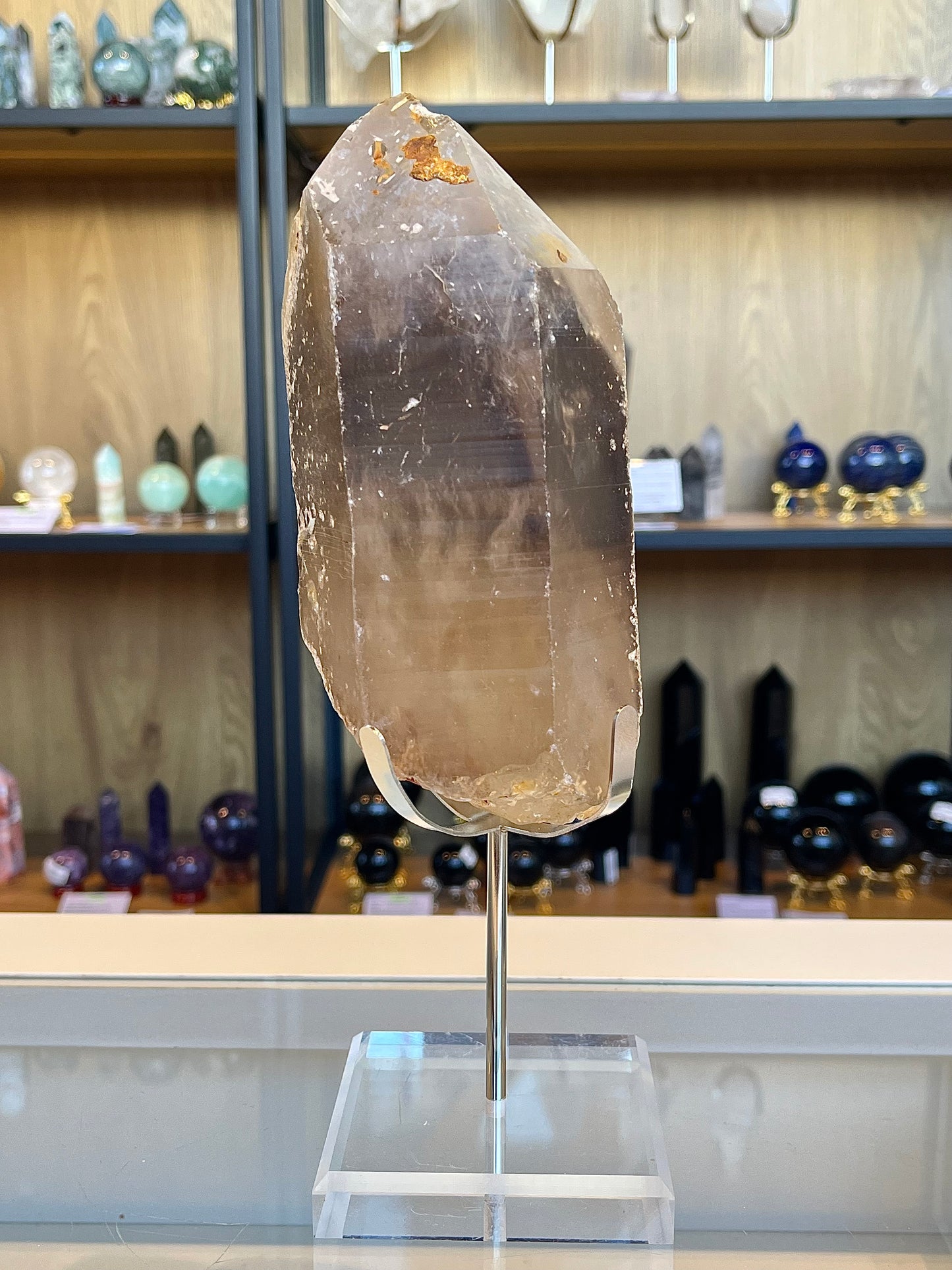 Smoky quartz from Madagascar (with stand),1.3kg