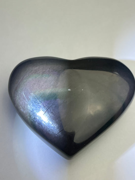 Regnbue obsidian Hjerte