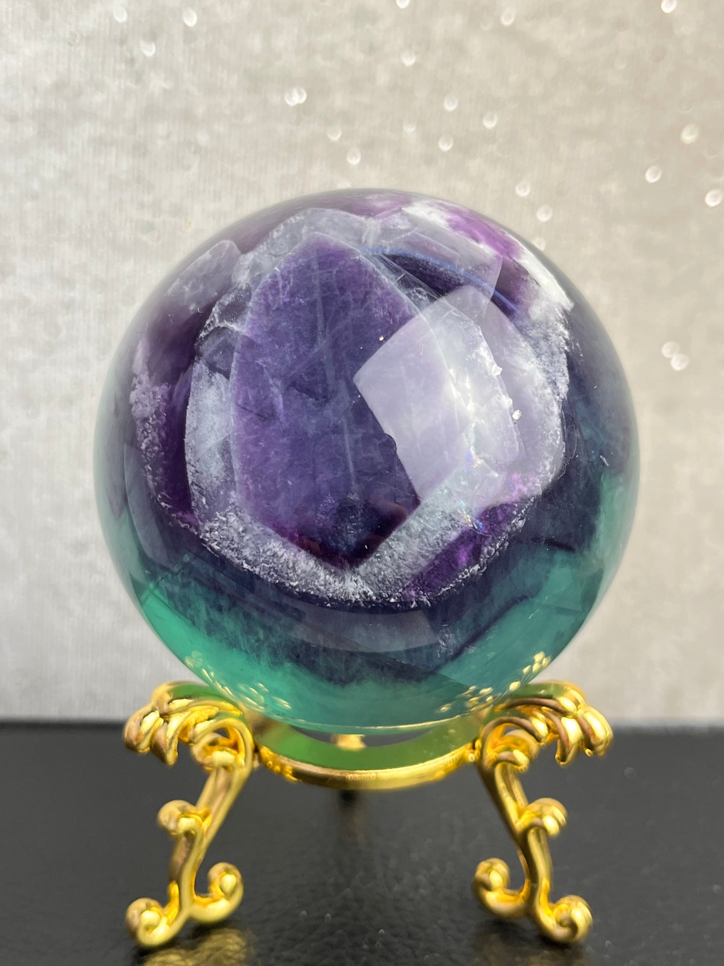 Regnbue Fluoritt Kule