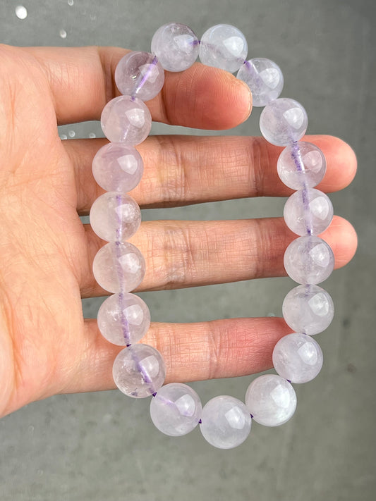 Lys Ametyst armbånd 11mm+