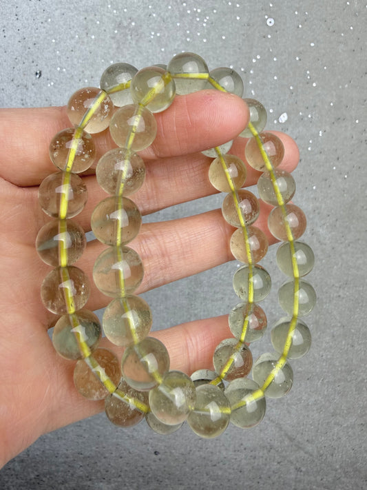 Libyan Desert Glass armbånd 10mm+