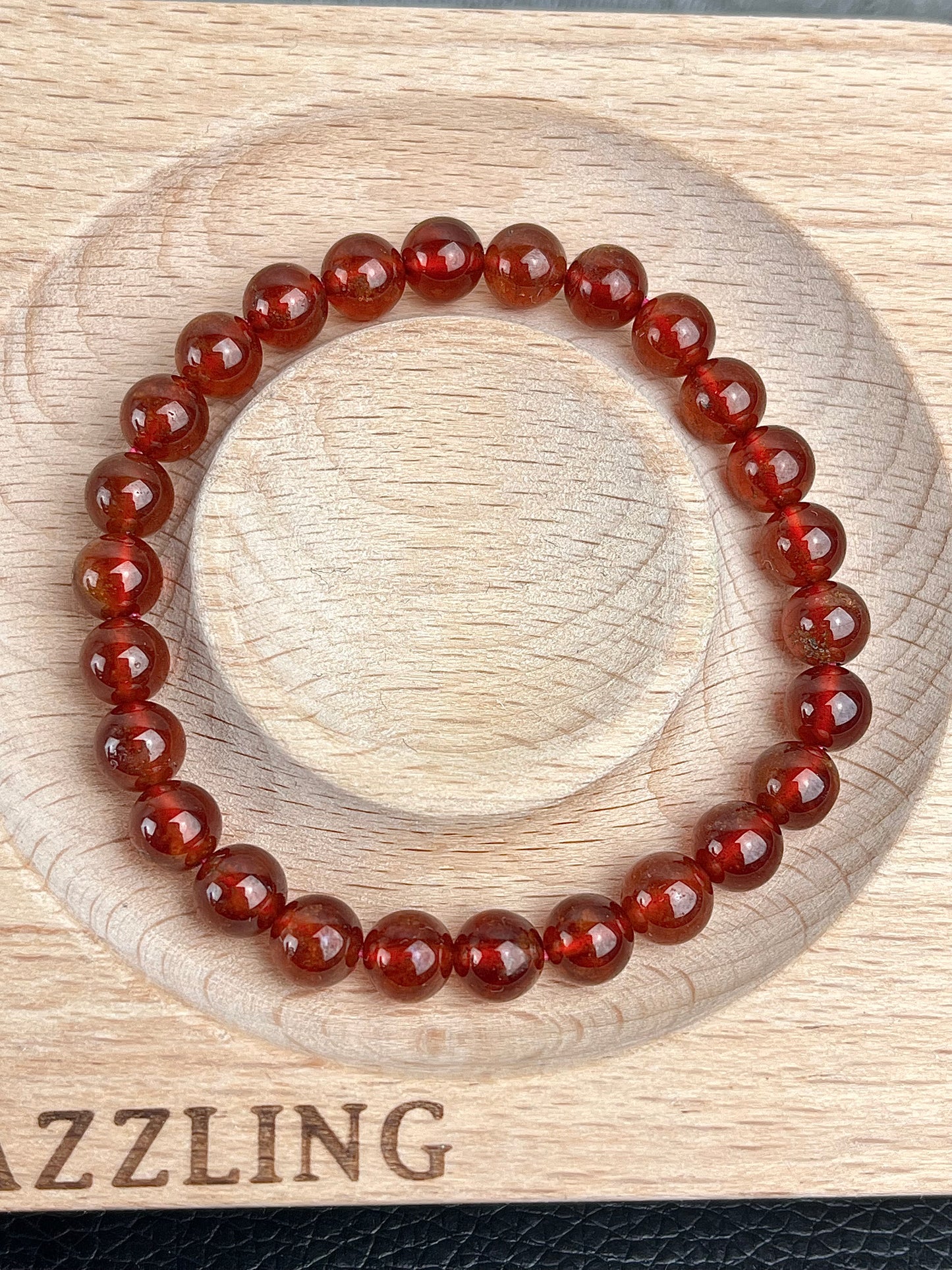 Garnet bracelet 6-7mm+