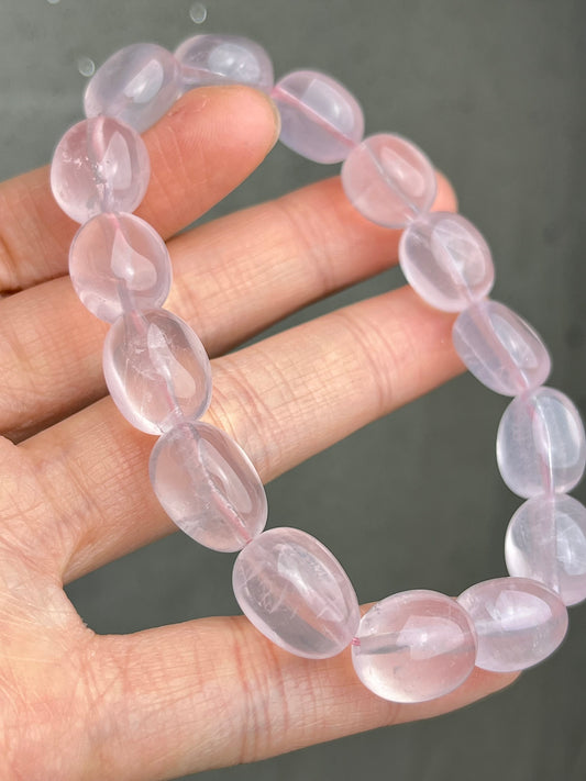 Rosenkvarts armbånd 10mm+
