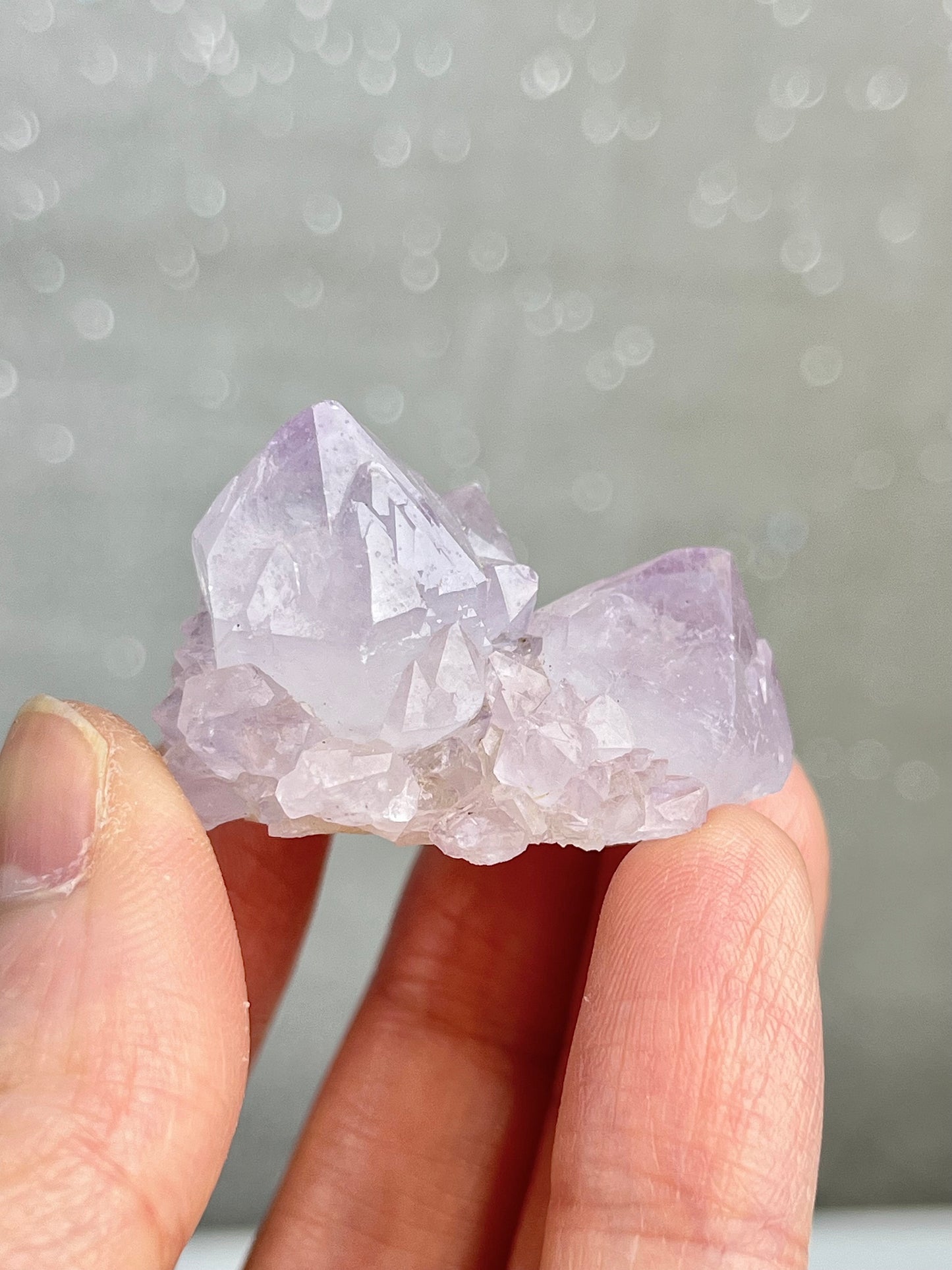 Ametyst kaktuskvarts (spirit quartz)