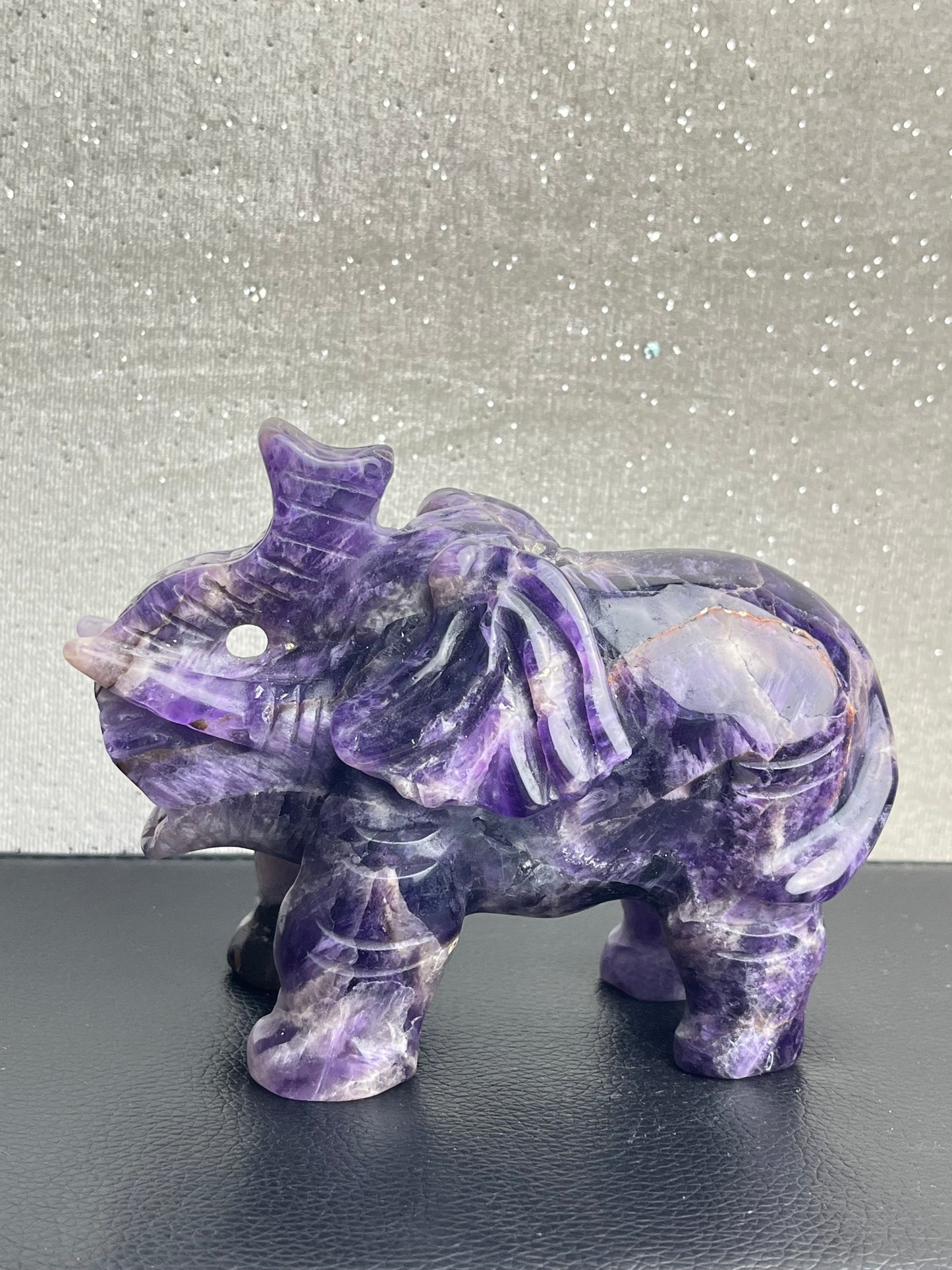 Bånd Ametyst Elefant