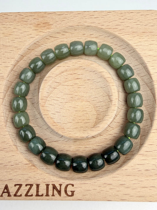 Jade, Nefritt armbånd 8mm+