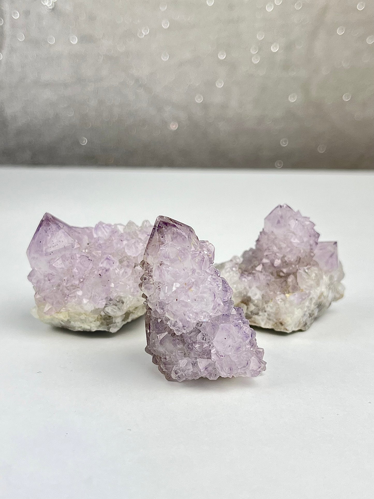 Ametyst kaktuskvarts (spirit quartz)