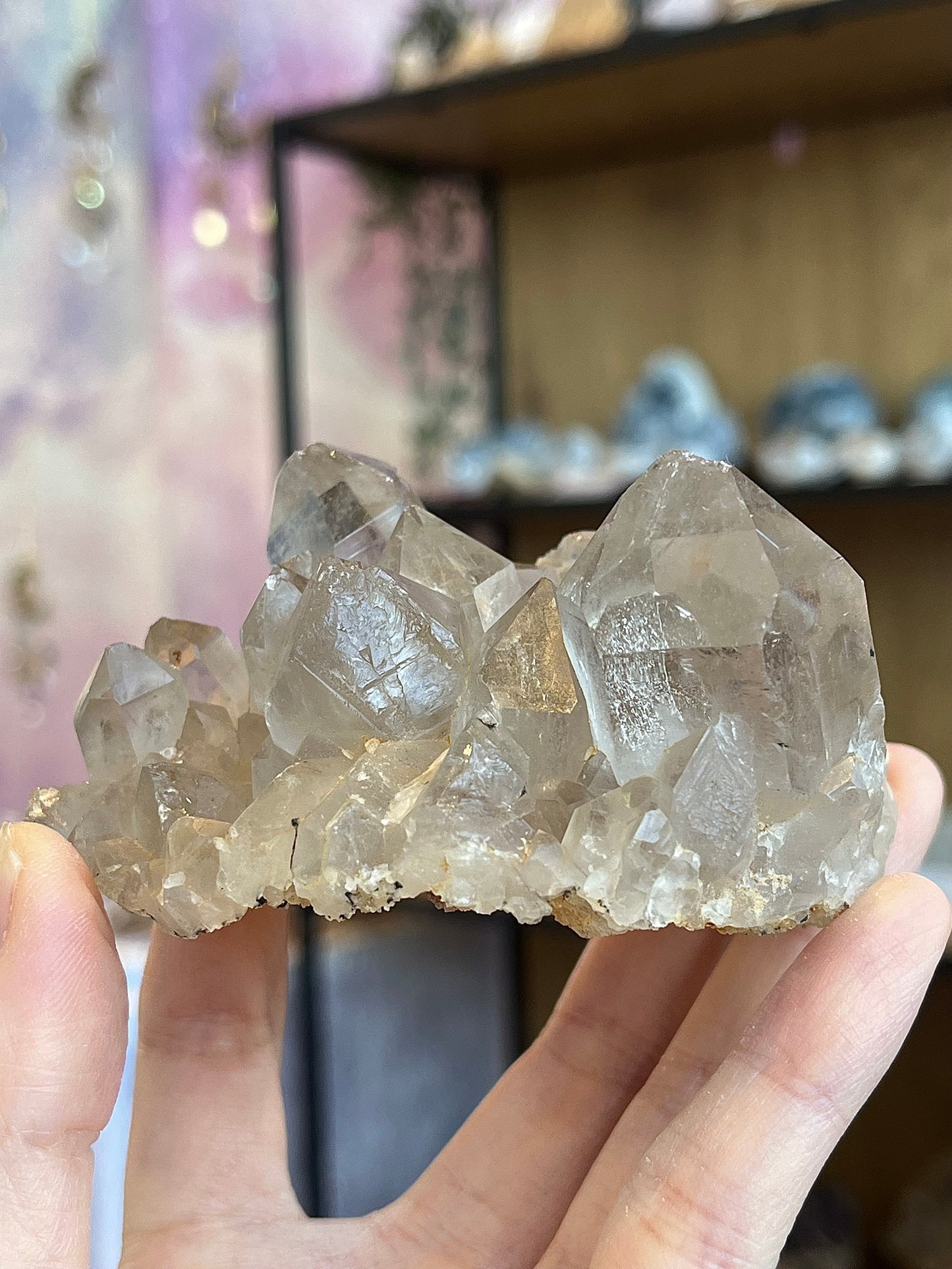 Smoky Quartz Cluster from Brazil
