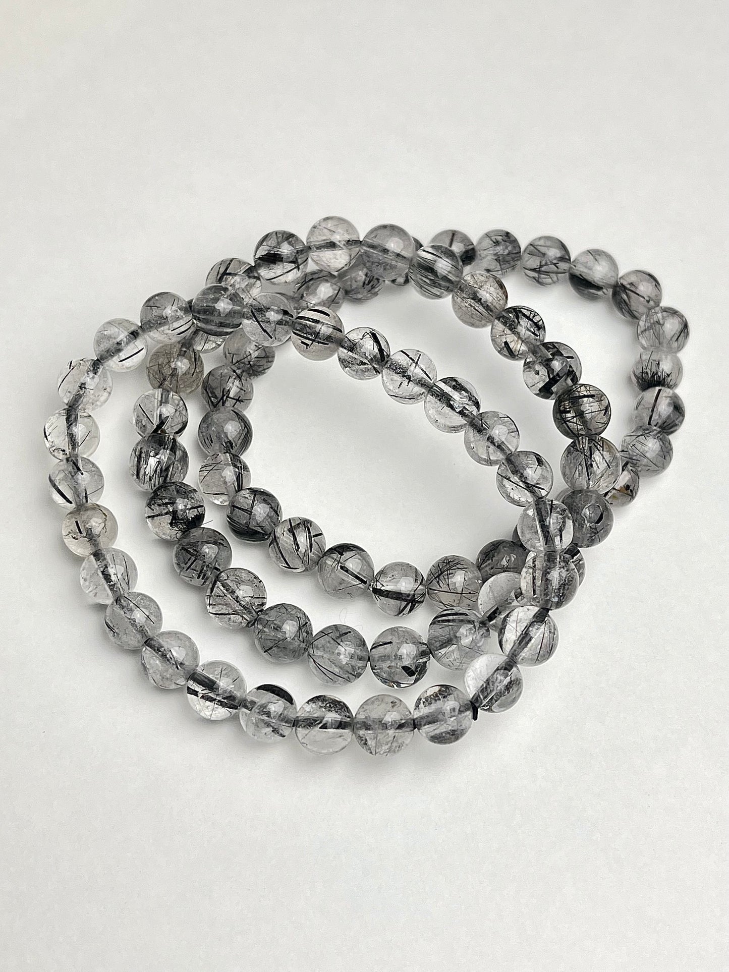 Turmalinkvarts armbånd 7mm+