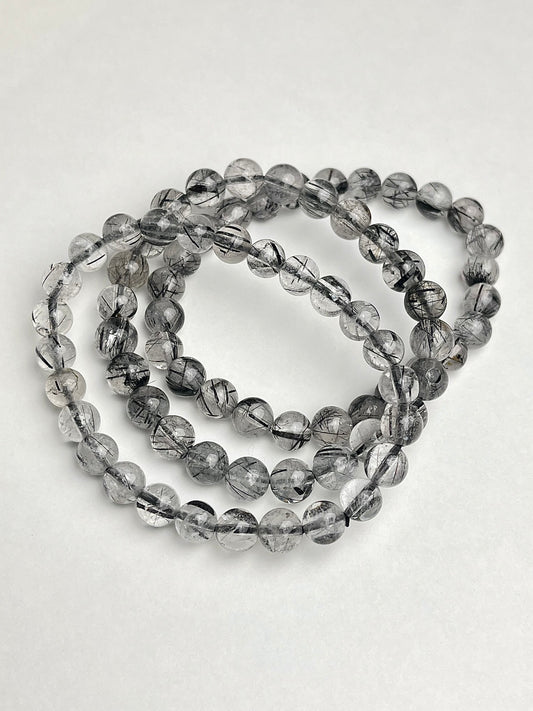 Turmalinkvarts armbånd 7mm+