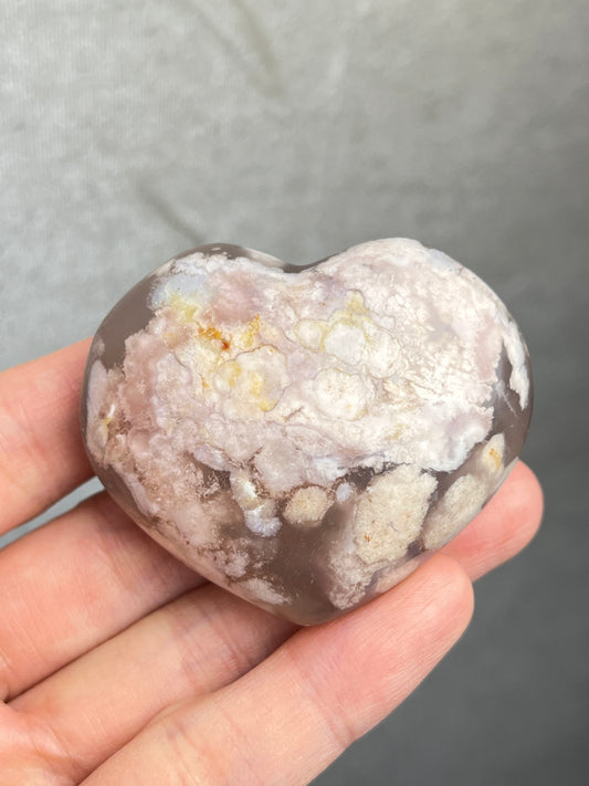 Blomster Agat Hjerte