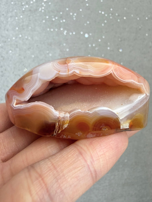 Druzy agat geode