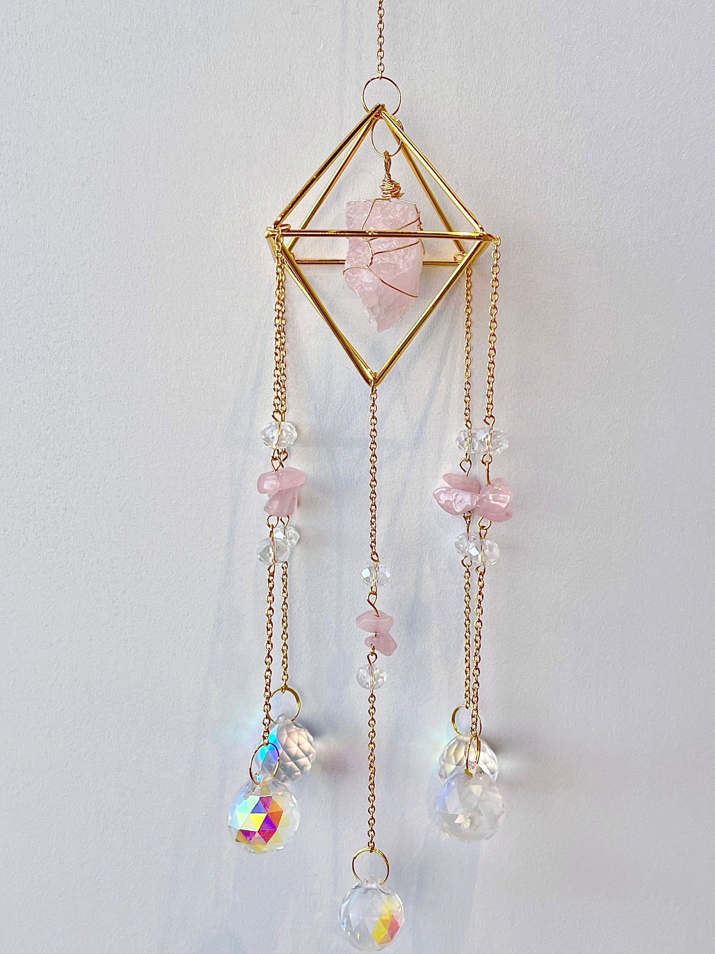 Krystall solfanger, Rosenkvarts