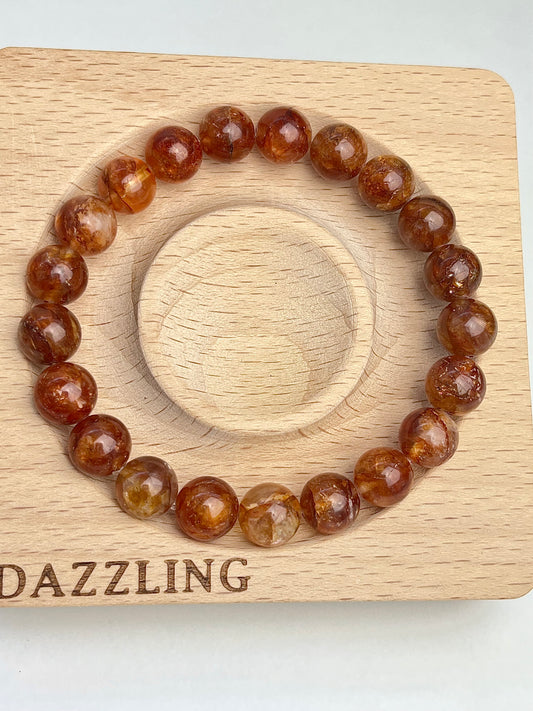 Golden healer kvarts armbånd 10mm+