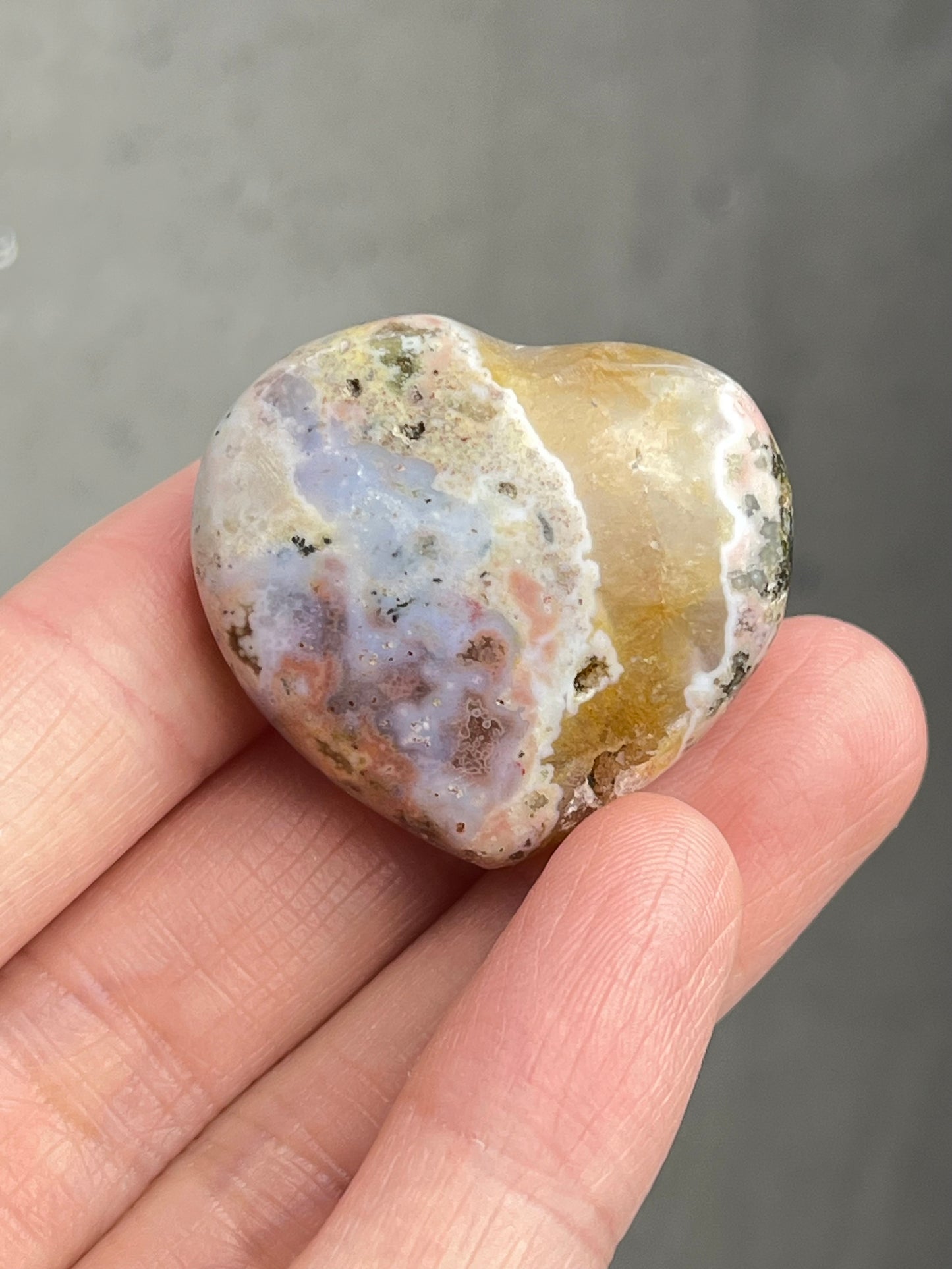 Jaspis(Cosmic jaspis) Hjerte