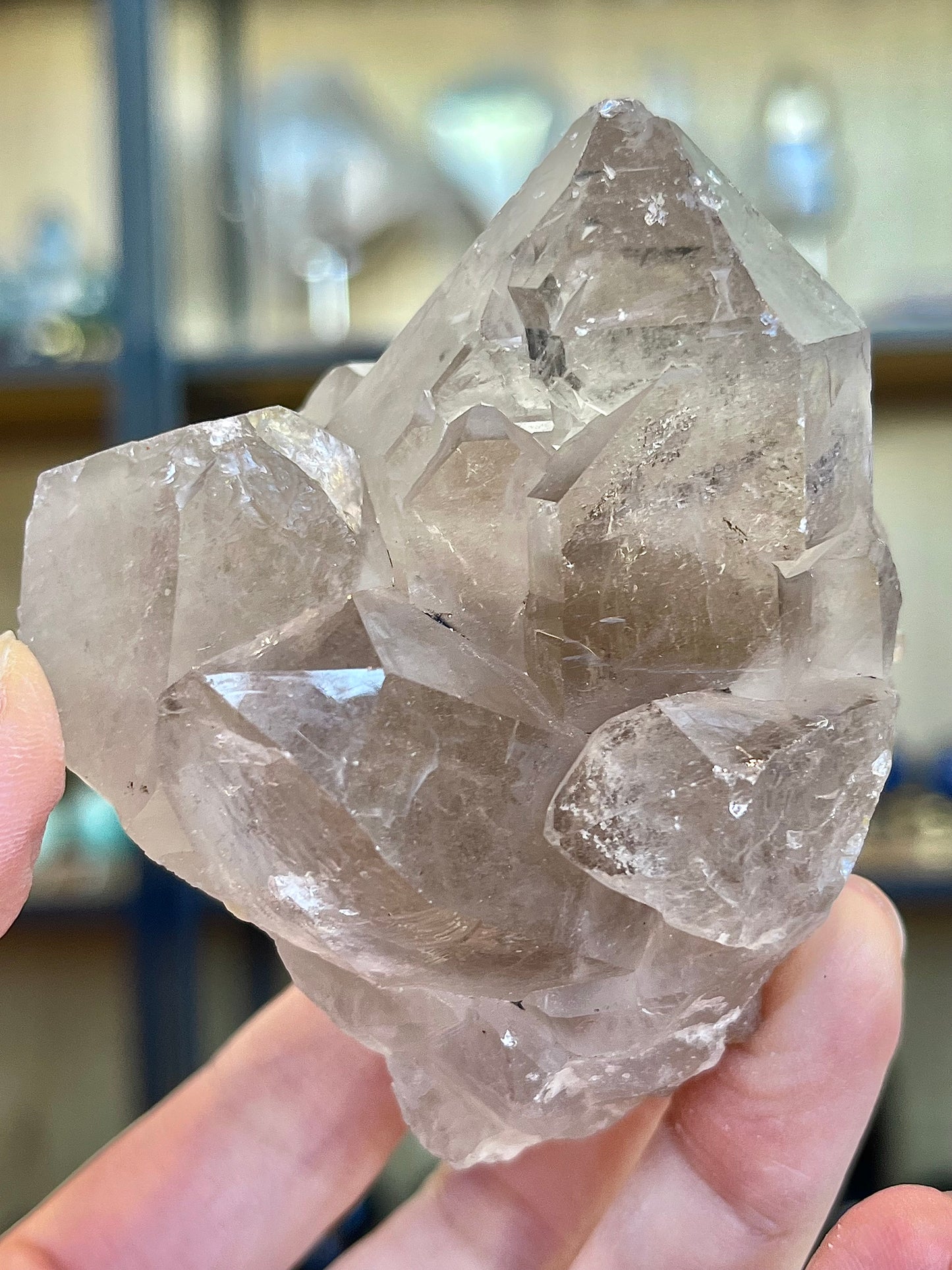 Smoky Quartz Cluster from Brazil