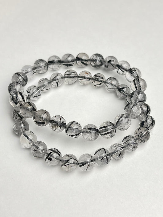 Turmalinkvarts armbånd 8mm+