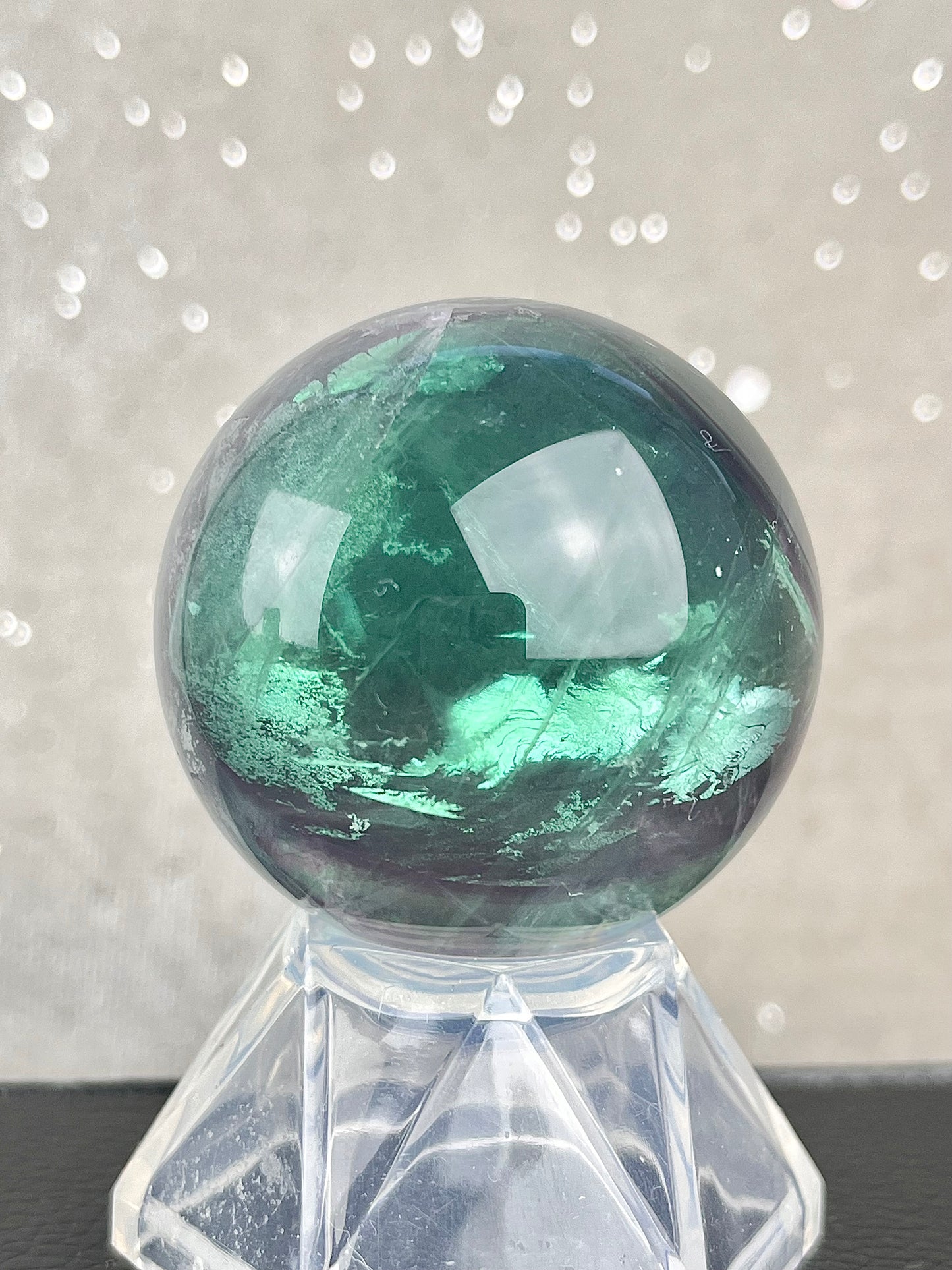 Regnbue Fluoritt kule