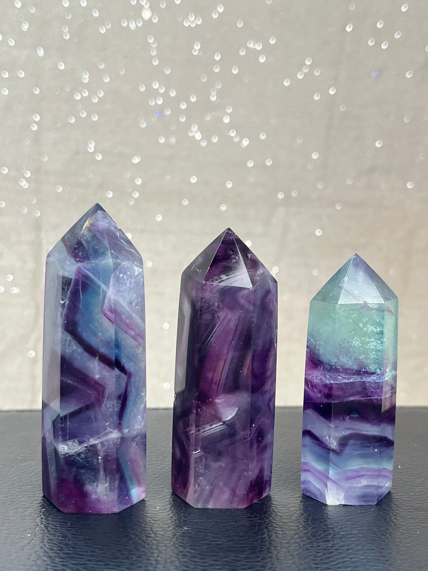 Rainbow Fluorite tower