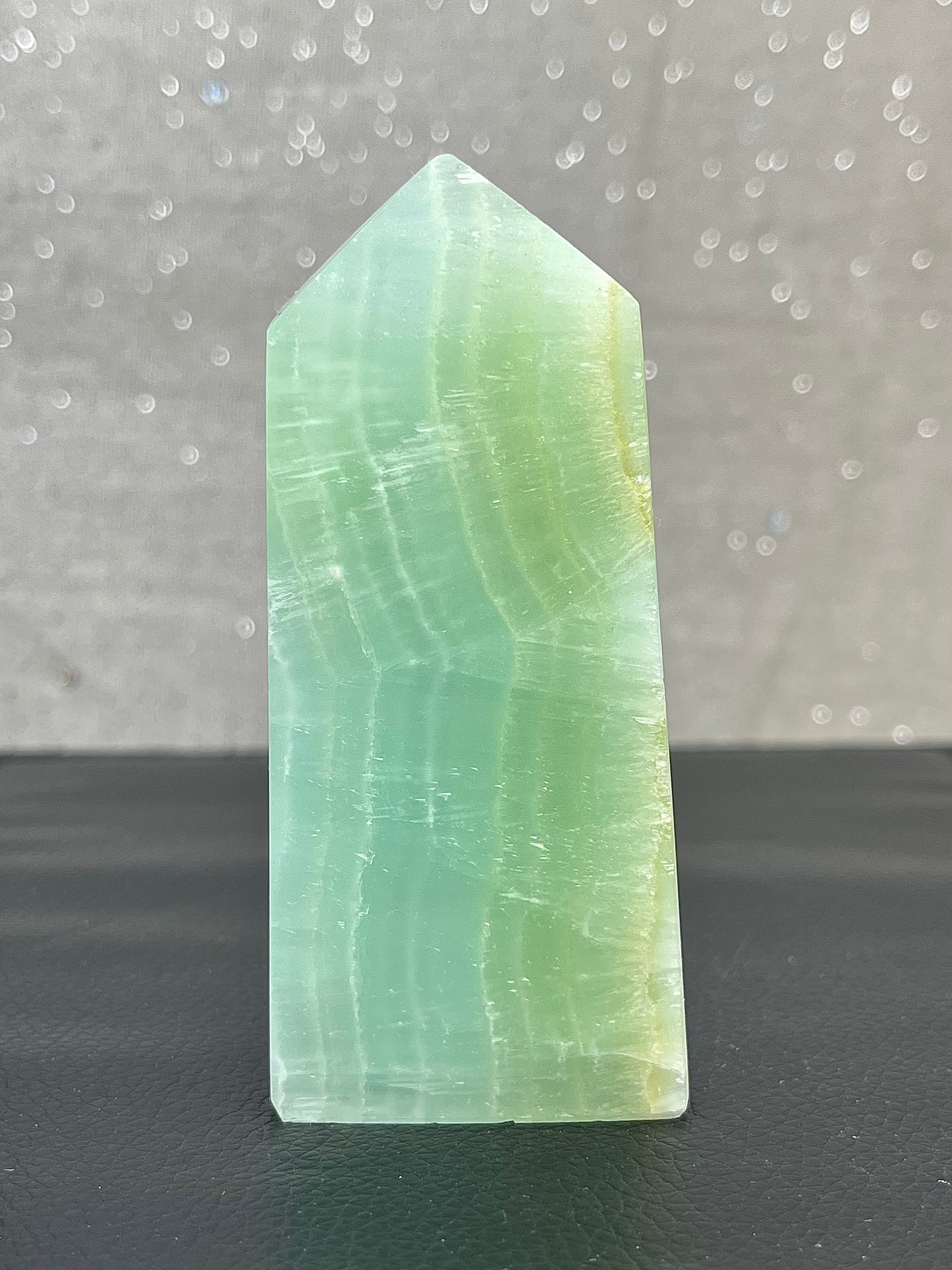 Green Calcite Tower (Pistachio Calcite)