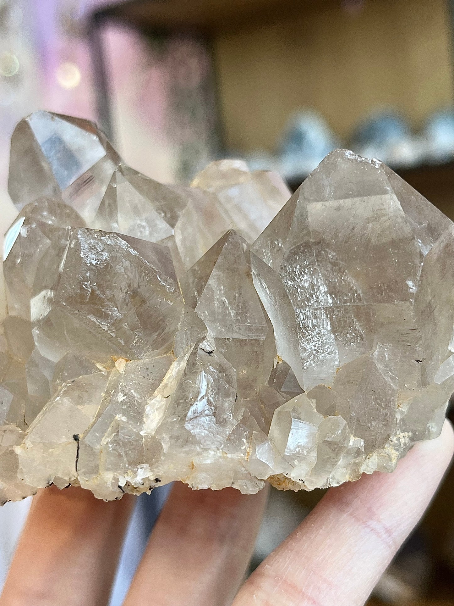 Smoky Quartz Cluster from Brazil