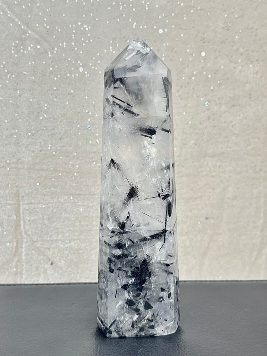 Turmalinkvarts tårn 18cm