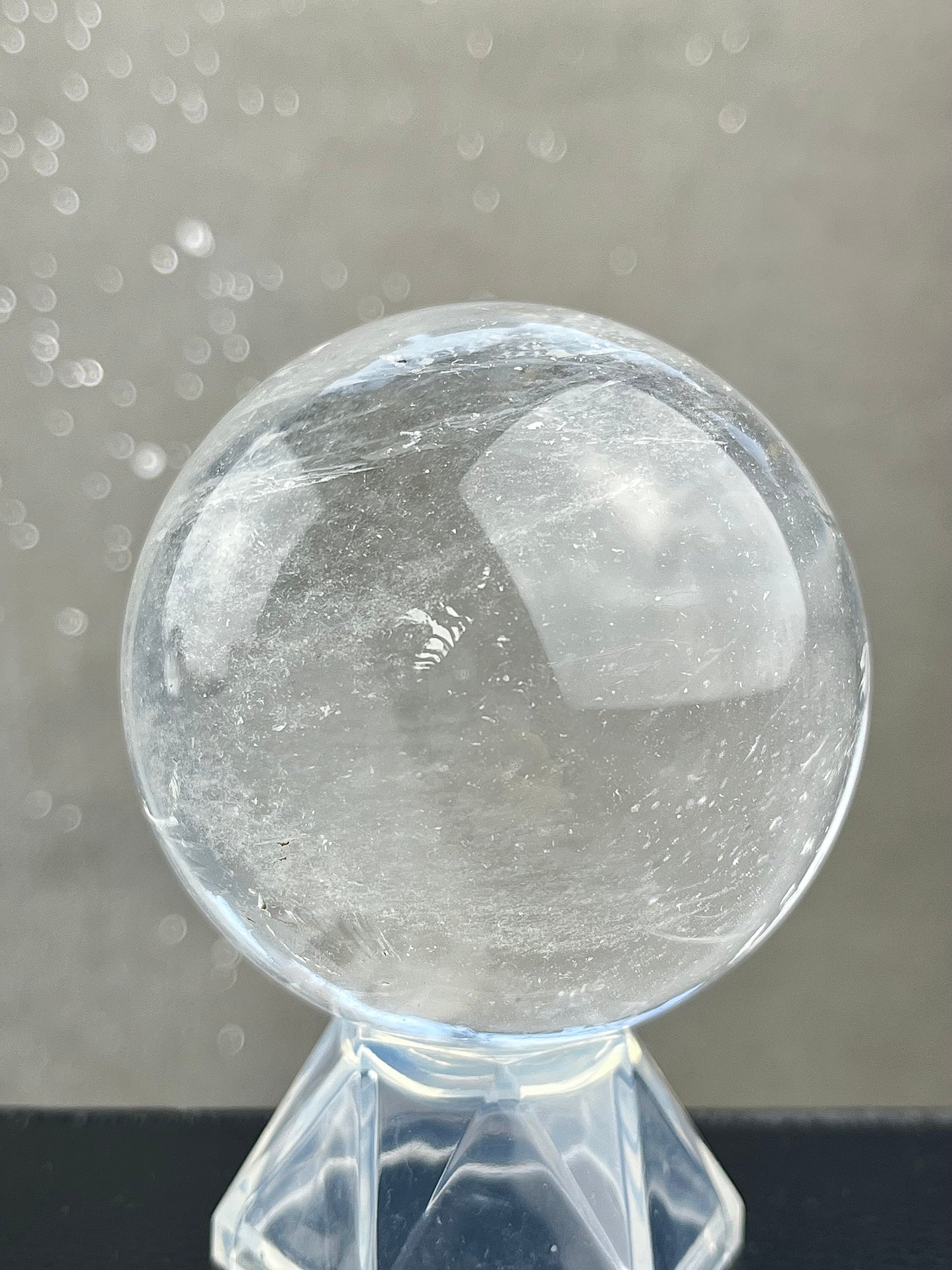 Bergkrystall klarkvarts kule