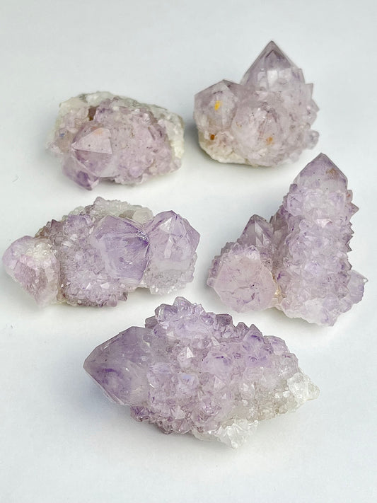 Ametyst kaktuskvarts (spirit quartz)