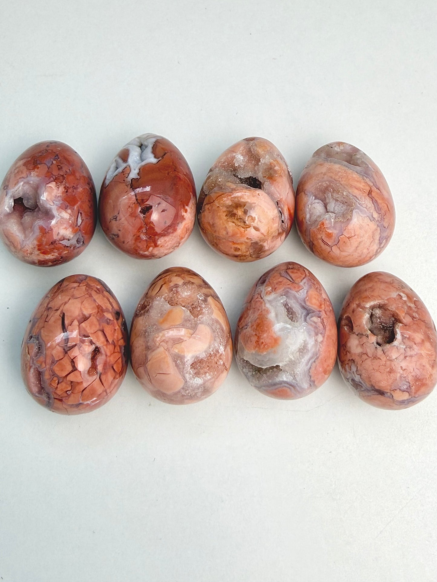 Rosa Agat Egg (Cotton Candy Agate)