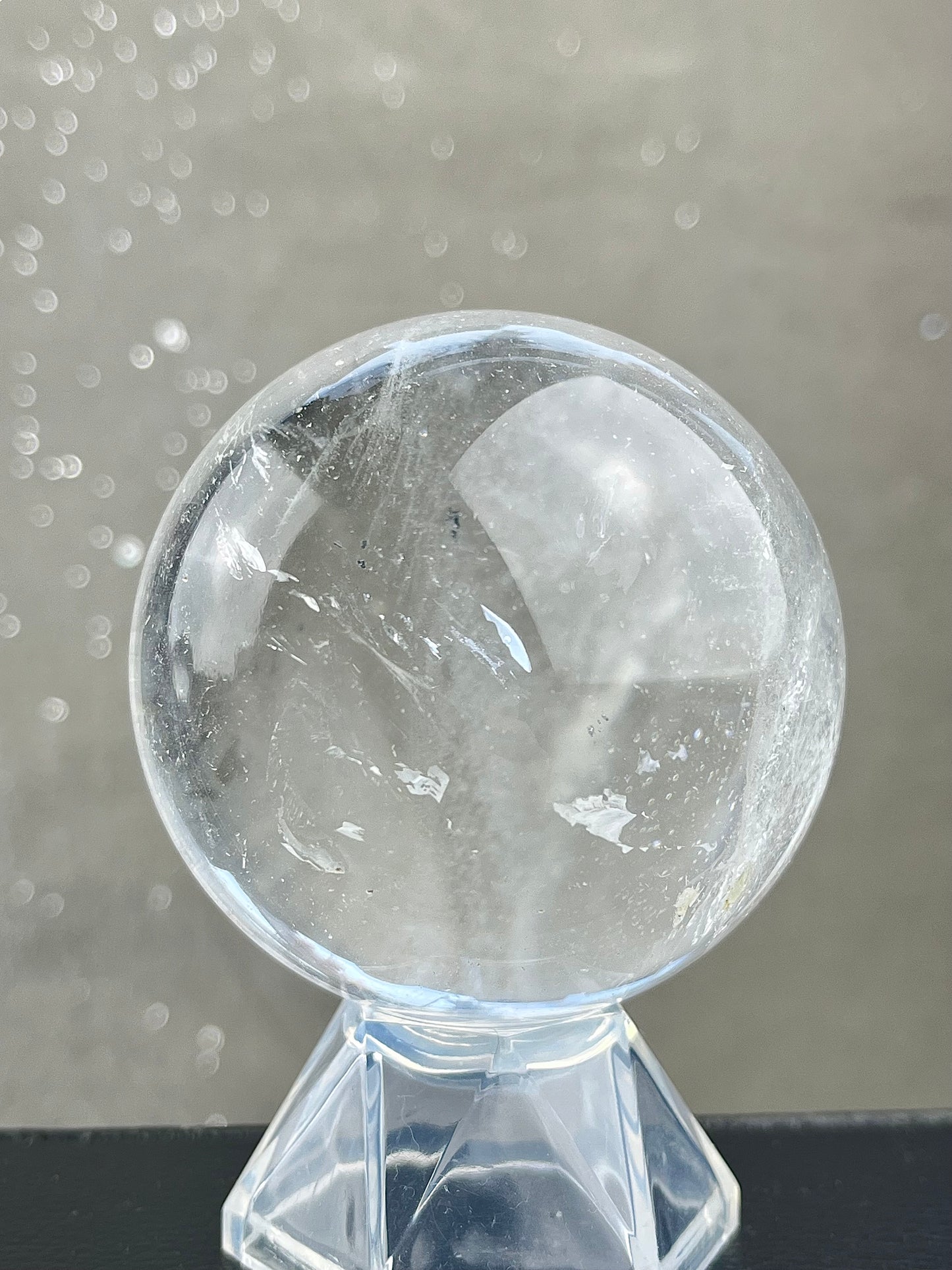 Bergkrystall klarkvarts kule