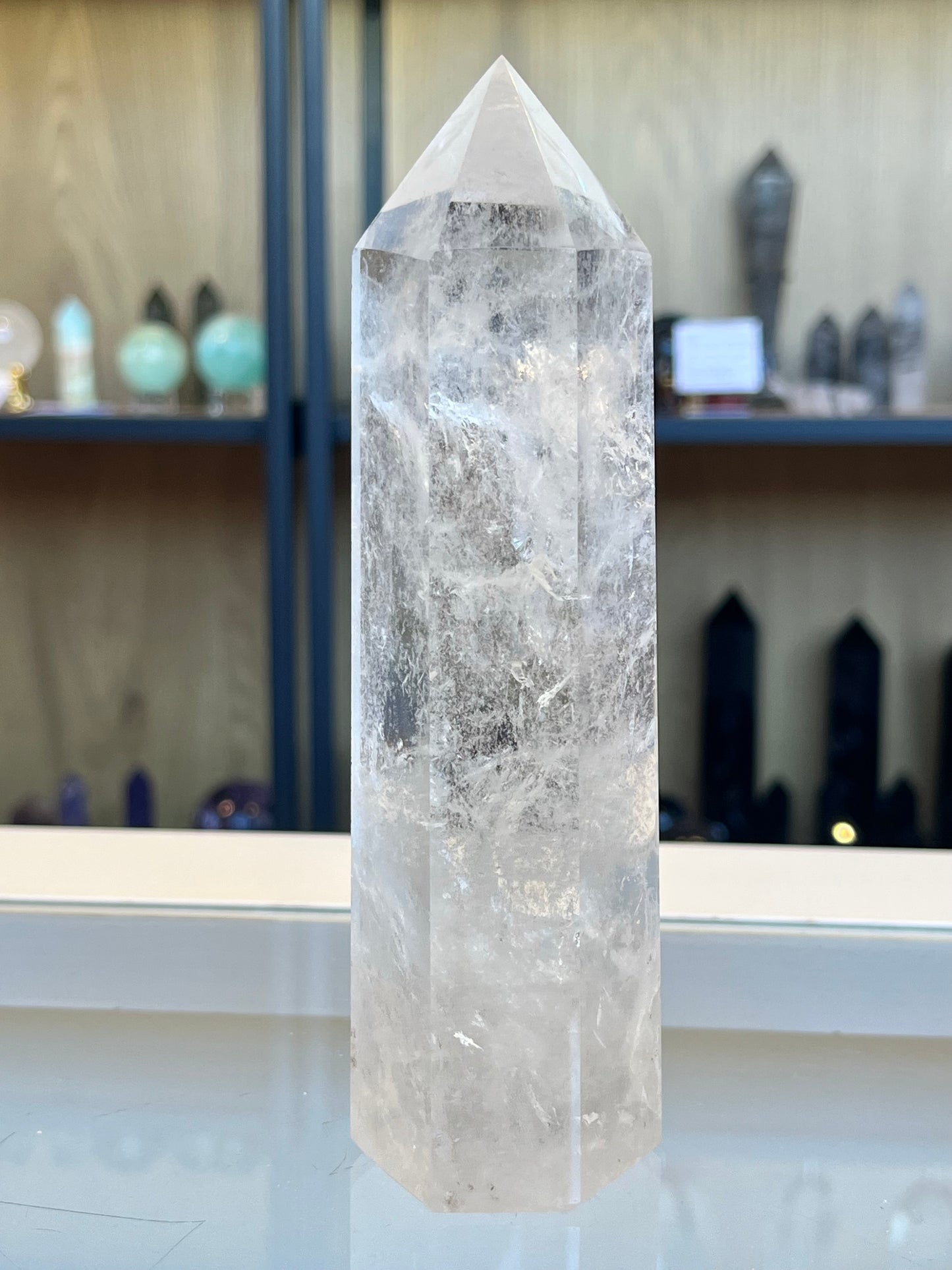 Clear Quartz Tower