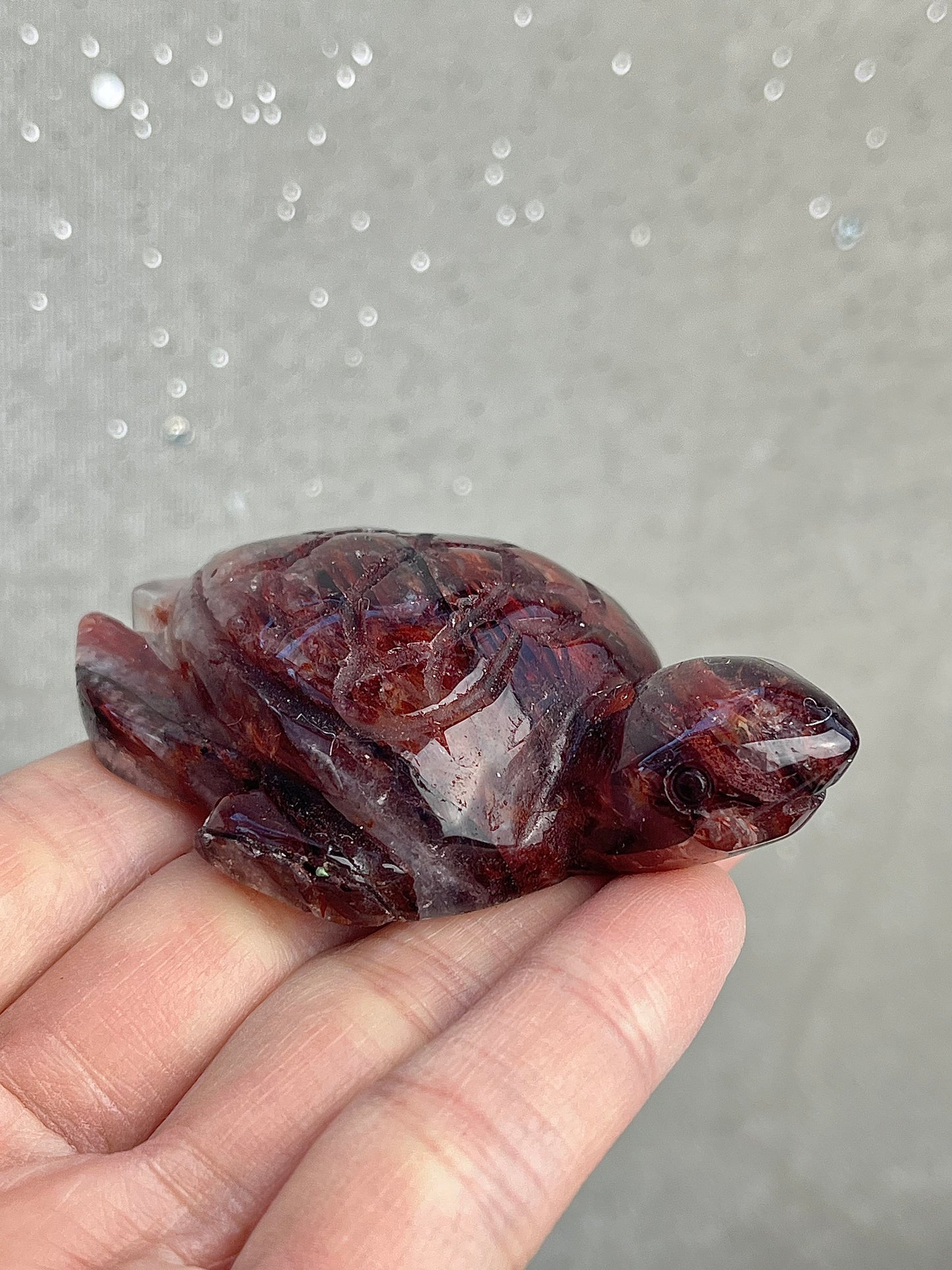 Flammekvarts skilpadde