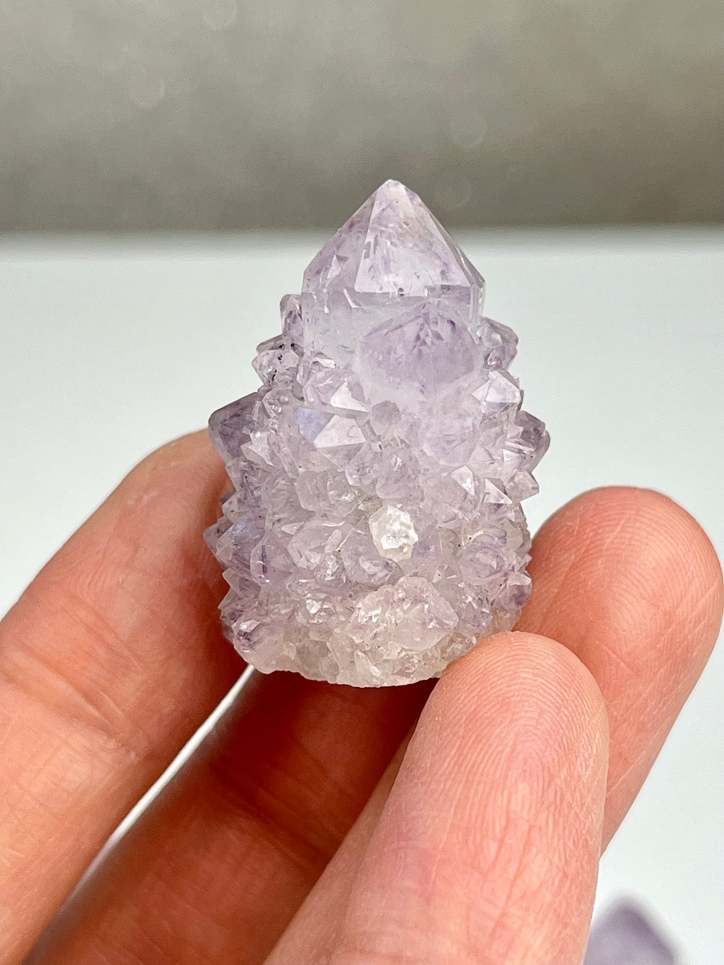 Ametyst kaktuskvarts (spirit quartz)