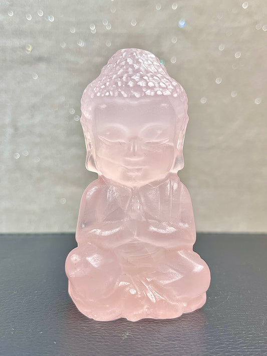 Rosenkvarts Buddha
