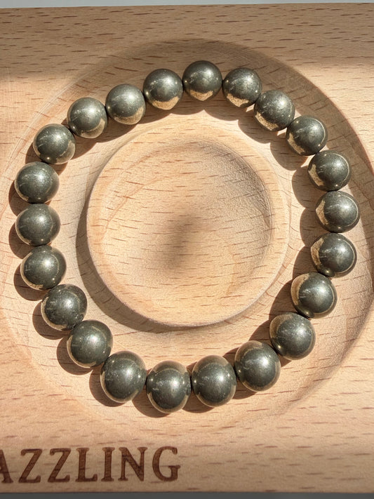 Pyritt armbånd 8mm+