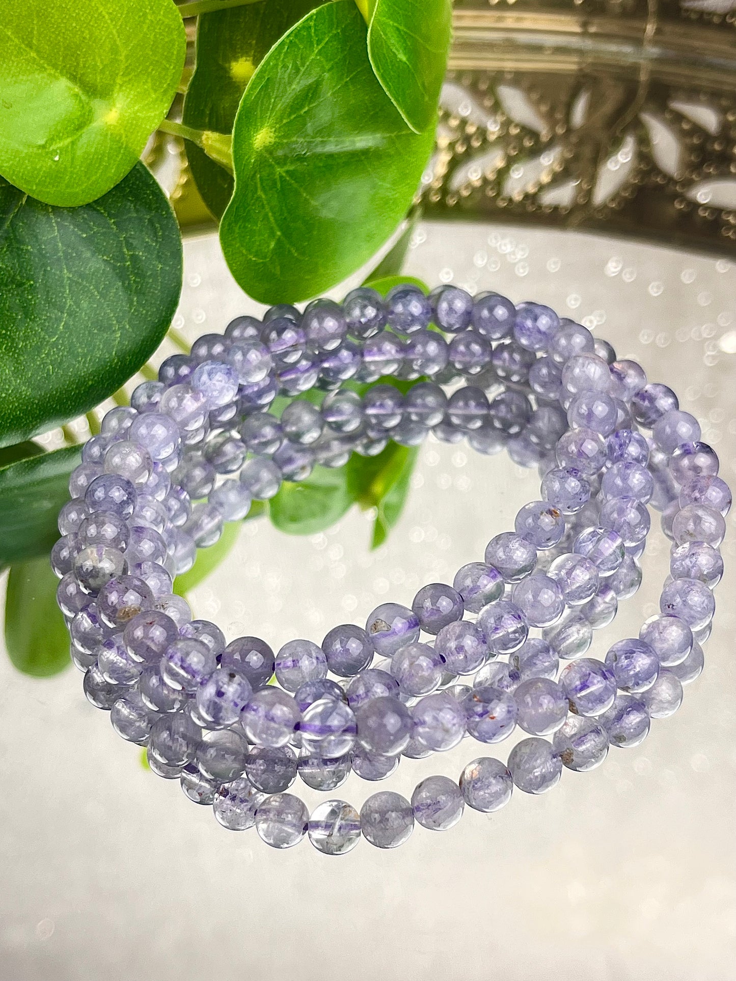 Iolitt bracelet 5mm+ (wraps around arm 3 times)