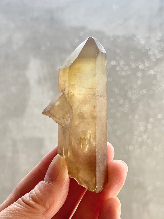 Naturlig citrin fra Zambia