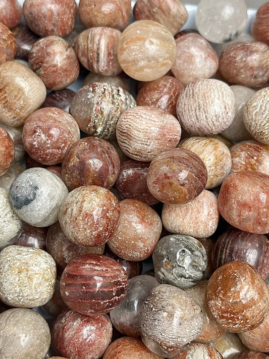 Hagekvarts/Lodolitt tromlet 15mm