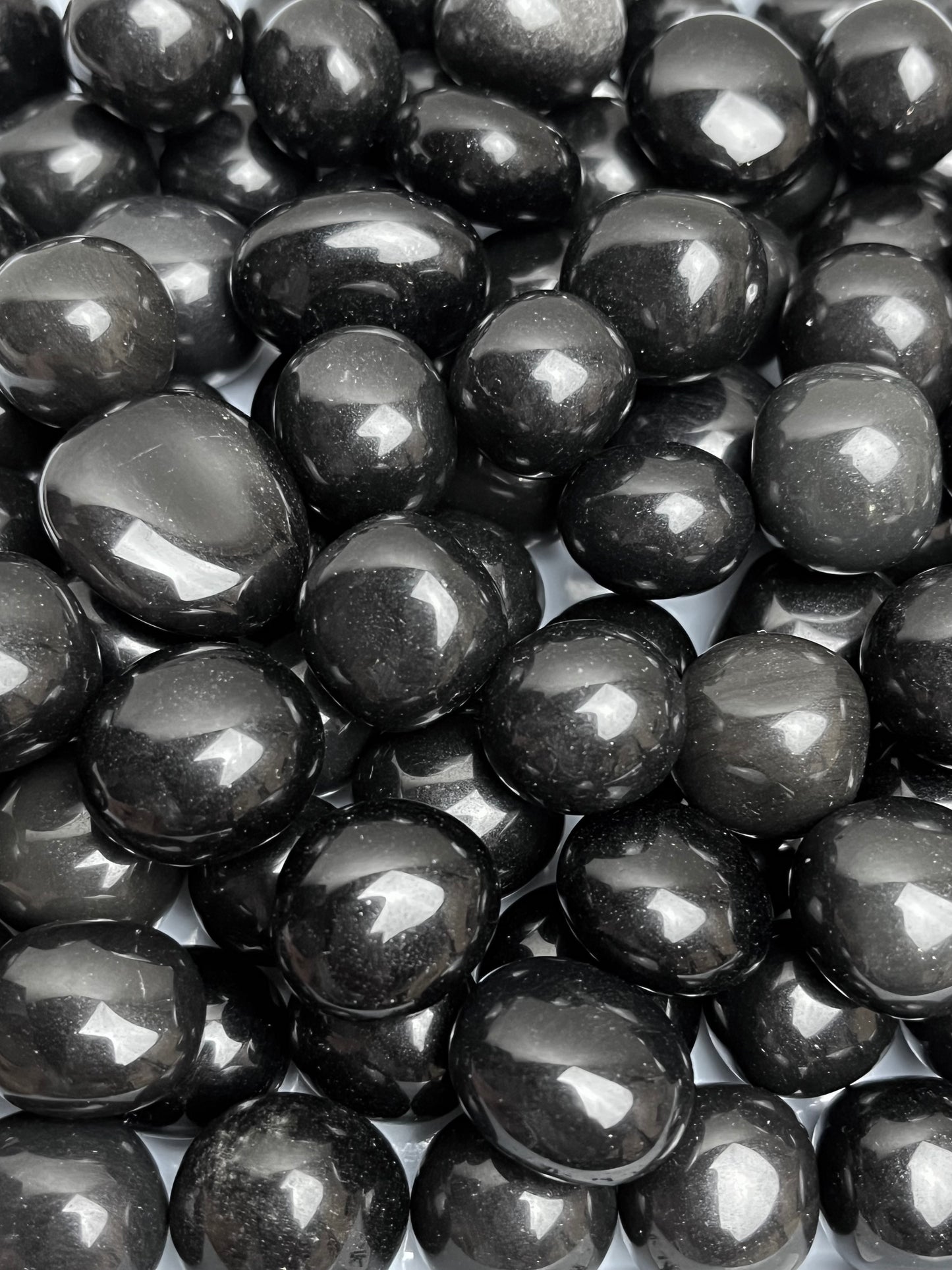 Obsidian tumble 15-20mm